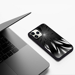 Чехол iPhone 11 Pro матовый Абстракция 353-3, цвет: 3D-черный — фото 2