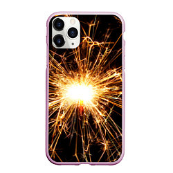 Чехол iPhone 11 Pro матовый Фейерверк души, цвет: 3D-розовый
