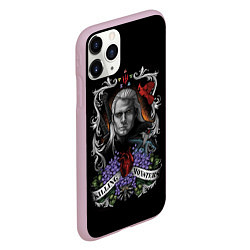 Чехол iPhone 11 Pro матовый ГЕРАЛЬТ КРАСОЧНЫЙ ПОСТЕР ГЕРАЛЬ ИЗ РИВИИ, цвет: 3D-розовый — фото 2