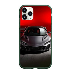 Чехол iPhone 11 Pro матовый HONDA NSX