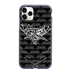 Чехол iPhone 11 Pro матовый Velial squad велиал сквад, цвет: 3D-серый