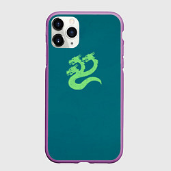 Чехол iPhone 11 Pro матовый Альфа Легион цвет легиона после Ереси, цвет: 3D-фиолетовый