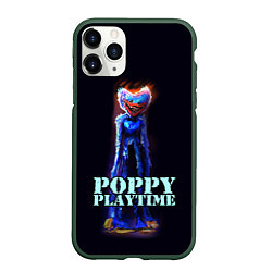 Чехол iPhone 11 Pro матовый Poppy Playtime, цвет: 3D-темно-зеленый