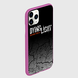 Чехол iPhone 11 Pro матовый DYING LIGHT РАЗЛОМЫ ТРЕЩИНЫ, цвет: 3D-фиолетовый — фото 2