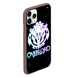 Чехол iPhone 11 Pro матовый OVERLORD оверлорд neon НЕОН, цвет: 3D-коричневый — фото 2