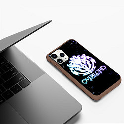 Чехол iPhone 11 Pro матовый OVERLORD оверлорд neon НЕОН, цвет: 3D-коричневый — фото 2