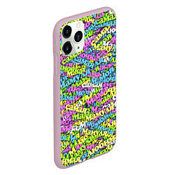 Чехол iPhone 11 Pro матовый Мама, Мамочка Мамуля, цвет: 3D-розовый — фото 2