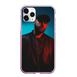 Чехол iPhone 11 Pro матовый Jeembo boy, цвет: 3D-розовый