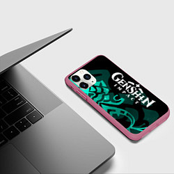 Чехол iPhone 11 Pro матовый ТАТУИРОВКА СЯО АДЕПТ, цвет: 3D-малиновый — фото 2