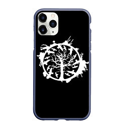 Чехол iPhone 11 Pro матовый Vanhelga Ванхельга, цвет: 3D-серый