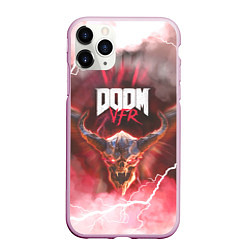 Чехол iPhone 11 Pro матовый DOOM VFR VR FAN GAME