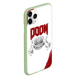 Чехол iPhone 11 Pro матовый Владычица пауков Doom, цвет: 3D-салатовый — фото 2