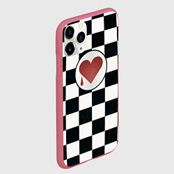 Чехол iPhone 11 Pro матовый Плакальщики цвет ордена, цвет: 3D-малиновый — фото 2