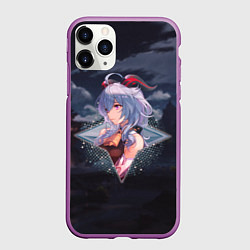 Чехол iPhone 11 Pro матовый Гань Юй в примогеме, цвет: 3D-фиолетовый