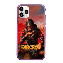 Чехол iPhone 11 Pro матовый Far Cry 6 - Повстанец, цвет: 3D-фиолетовый