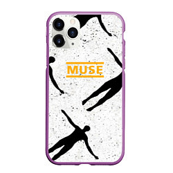 Чехол iPhone 11 Pro матовый Absolution - Muse, цвет: 3D-фиолетовый