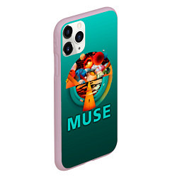 Чехол iPhone 11 Pro матовый The Resistance - Muse, цвет: 3D-розовый — фото 2