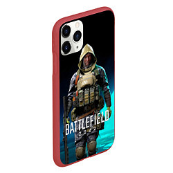 Чехол iPhone 11 Pro матовый Battlefield 2042 - Ирландец, цвет: 3D-красный — фото 2