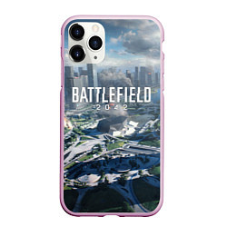 Чехол iPhone 11 Pro матовый Battlefield 2042 - КАЛЕЙДОСКОП, цвет: 3D-розовый