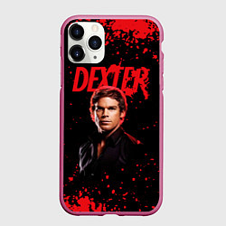 Чехол iPhone 11 Pro матовый Dexter Декстер, цвет: 3D-малиновый