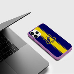 Чехол iPhone 11 Pro матовый Ростов- жемчужина Юга, цвет: 3D-фиолетовый — фото 2