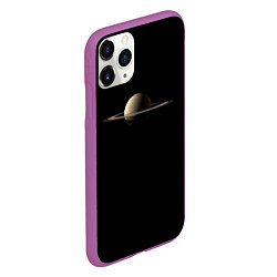 Чехол iPhone 11 Pro матовый Красавец Сатурн, цвет: 3D-фиолетовый — фото 2