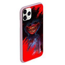 Чехол iPhone 11 Pro матовый Huggy Wuggy: Horror Game, цвет: 3D-розовый — фото 2