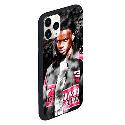 Чехол iPhone 11 Pro матовый Дензел в лесу, цвет: 3D-черный — фото 2