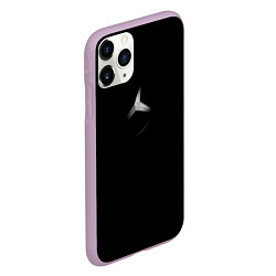 Чехол iPhone 11 Pro матовый Silver Star Style, цвет: 3D-сиреневый — фото 2