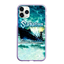 Чехол iPhone 11 Pro матовый World War Live: Battle of the Baltic Sea - Sabaton, цвет: 3D-светло-сиреневый