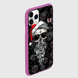 Чехол iPhone 11 Pro матовый Santa from Hell, цвет: 3D-фиолетовый — фото 2