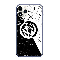 Чехол iPhone 11 Pro матовый Buick Black and White Grunge