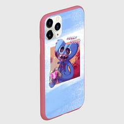 Чехол iPhone 11 Pro матовый POPPY PLAYTIME: HEART, цвет: 3D-малиновый — фото 2