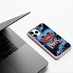 Чехол iPhone 11 Pro матовый POPPY PLAYTIME: HUGGY, цвет: 3D-розовый — фото 2