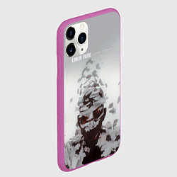 Чехол iPhone 11 Pro матовый Living Things - Linkin Park, цвет: 3D-фиолетовый — фото 2
