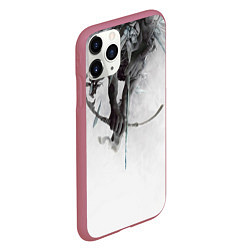 Чехол iPhone 11 Pro матовый The Hunting Party - Linkin Park, цвет: 3D-малиновый — фото 2
