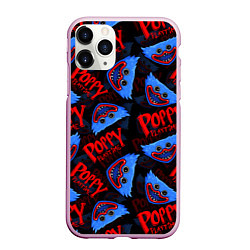 Чехол iPhone 11 Pro матовый POPPY PLAYTIME ПОППИ ПЛЕЙТАЙМ ХАГГИ ВАГГИ HUGGY WU, цвет: 3D-розовый