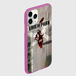 Чехол iPhone 11 Pro матовый Hybrid Theory Live Around The World - Linkin Park, цвет: 3D-фиолетовый — фото 2