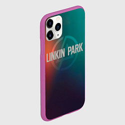 Чехол iPhone 11 Pro матовый Studio Collection - Linkin Park, цвет: 3D-фиолетовый — фото 2
