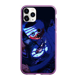 Чехол iPhone 11 Pro матовый POPPY PLAYTIME BLUE ПОППИ ПЛЕЙТАЙМ, цвет: 3D-фиолетовый