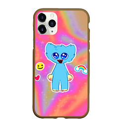 Чехол iPhone 11 Pro матовый POPPY PLAYTIME - МАЛЫШ ХАГГИ ВАГГИ, цвет: 3D-коричневый