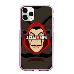 Чехол iPhone 11 Pro матовый БУМАЖНЫЙ ДОМ, ЛИЦО ДАЛИ LA CASA DE PAPEL