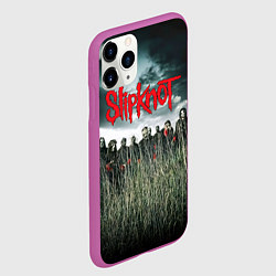Чехол iPhone 11 Pro матовый All Hope Is Gone - Slipknot, цвет: 3D-фиолетовый — фото 2