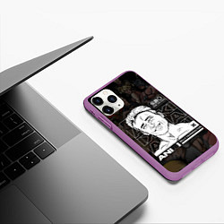 Чехол iPhone 11 Pro матовый BILLY HERRINGTON ANIKI, цвет: 3D-фиолетовый — фото 2