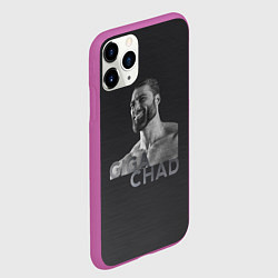 Чехол iPhone 11 Pro матовый Giga Chad, цвет: 3D-фиолетовый — фото 2