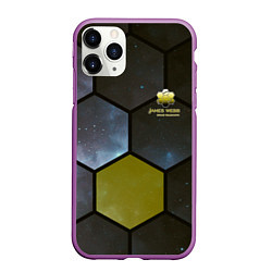 Чехол iPhone 11 Pro матовый JWST space cell theme
