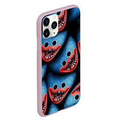 Чехол iPhone 11 Pro матовый POPPY PLAYTIME ХАГИ ВАГИ ЛИЦО МОНСТРА, цвет: 3D-розовый — фото 2