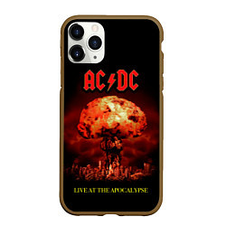 Чехол iPhone 11 Pro матовый Live at the Apocalypse - ACDC, цвет: 3D-коричневый