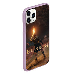 Чехол iPhone 11 Pro матовый Elden Ring - подземелье, цвет: 3D-сиреневый — фото 2