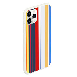 Чехол iPhone 11 Pro матовый Stripes Abstract, цвет: 3D-белый — фото 2